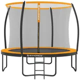 Songmics Gartentrampolin 305 cm inkl. Sicherheitsnetz schwarz/orange