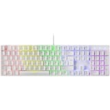 Mars Gaming MK422 Weiß, Mechanische Gaming Tastatur RGB, Antighosting, Mechanischer Switch Braun, Französische Sprache