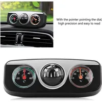 allauve Multifunktionale Kompass-Armaturenbrett-Navigation, 3-in-1-Auto-LKW-Richtungsthermometer-Hygrometer