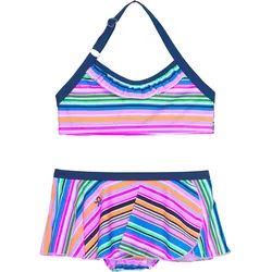 Color Kids Rock AOP Bikini zweiteiliger Kinderbadeanzug One Size