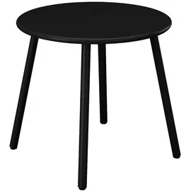 vente-unique Gartenbeistelltisch Mirmande schwarz