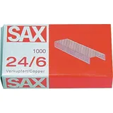 Sax Heftklammern 24/6 Bronze 1000 St.