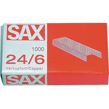 Sax Heftklammern 24/6 Bronze 1000 St.