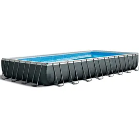 Intex Ultra XTR Frame Pool-Set rechteckig 975 x 488 x 132 cm inkl. Sandfilteranlage + Salzwassersystem