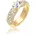 Verlobungsring gold transparent 58