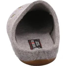HAFLINGER Everest Api Filzpantofffeln mit Applikation Steingraumeliert (84), Gr. 41