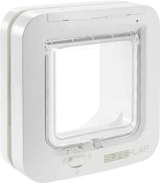 SureFlap Mikrochip Cat door Haustierklappe Weiß 1St.