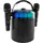 BoomToneDJ BoomTone DJ Star Voice Tragbarer Karaoke-Lautsprecher mit LED, Bluetooth, Stimmwechsler, Lieferung mit 2 kabellosen Mikrofonen + Effekten, perfekt für Private Partys, Kindergeburtstage und