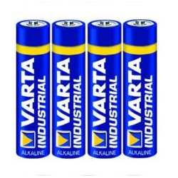 VARTA Batterie Industrial Microzelle AAA 4003, Alkali-Mangan, 1,5V, 4 Stück