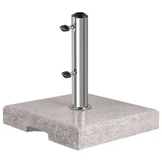 Sekey Granit Sonnenschirmständer Schirmständer Schirmfuß Schirmstöcke bis 32 - 38mm, 38 x 38cm - Sekey