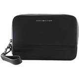 Tommy Hilfiger Th Business Leather Washbag Black