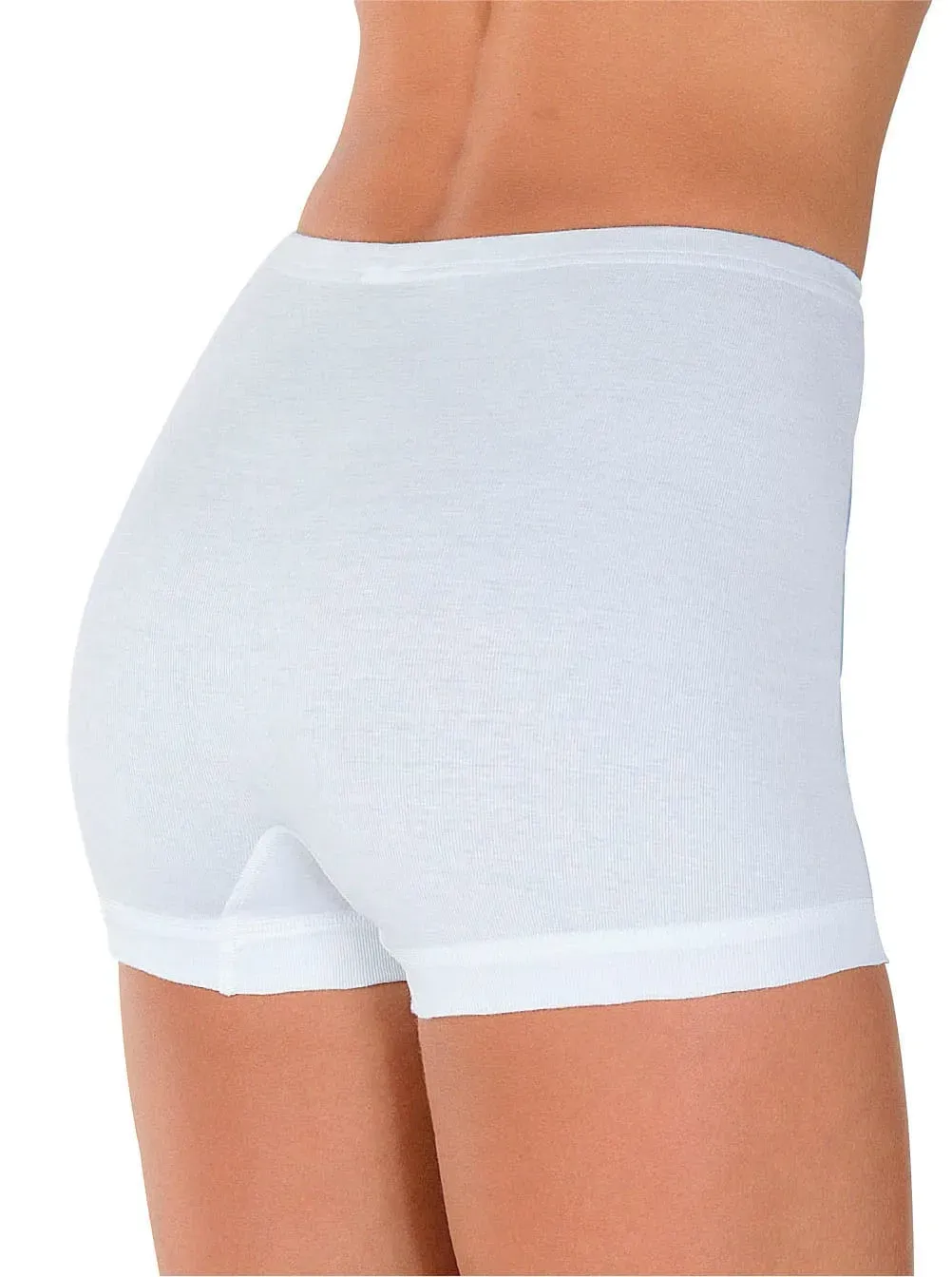 Pagenschlüpfer SCHIESSER, Damen, Gr. 52, 5 Stk., weiß, 100% Baumwolle, Unterhosen