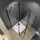Buylando Glaswerk Westfalen Duschkabine rechteckig 80 x 195 cm schwarz transparent