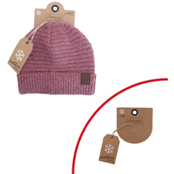 Antonio Winter Damen Mütze Beanie Bouclé Beere Beanie