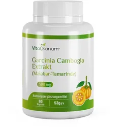 VitaSanum® - Garcinia Cambogia (Malabar-Tamarinde) 500 mg 90 Kapseln 90 St