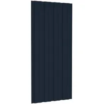 vidaXL Dachpaneel 12 Stk. Anthrazit 100 x 45 cm Verzinkter Stahl
