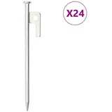 vidaXL Zeltheringe 24 Stk. 20 cm 9 mm Verzinkter Stahl