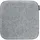 Magma Heimtex Stuhlkissen 35 x 35 x 2 cm grau 1 St.