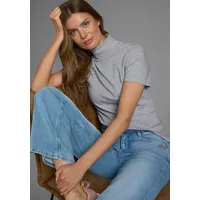 FLASHLIGHTS Rollkragenshirt, figurbetont, Basic-Stil, Rollkragen, aus 100% Baumwolle, elastisch