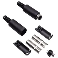 TRU Components 1578862 Miniatur-DIN-Rundsteckverbinder Stecker, gerade Polzahl 4