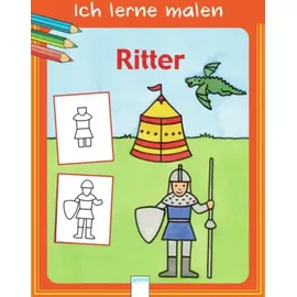 Arena 3-401-09563-3 Ich lerne malen - Ritter