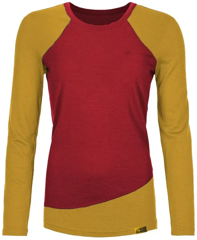 Grüezi Bag Woodwool Longsleeve Lady Phillippa fired red brick (5002) S