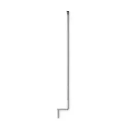 OL-Kurbelstange, abnehmbar,a.Fixm., Aluminium naturton eloxiert