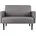 3-Sitzer-Sofa grau 176x83x55