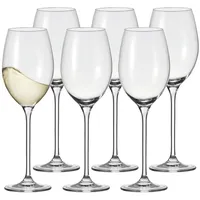 LEONARDO Cheers Weißweinglas Kristallglas 0,4 l 6 St.
