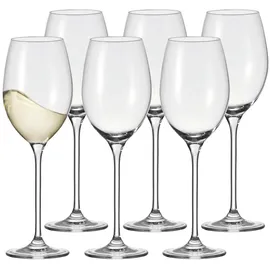 LEONARDO Cheers Weißweinglas Kristallglas 0,4 l 6 St.