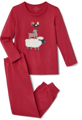Tchibo - Kleinkind-Pyjama - Rot - Kinder - Gr.: 98/104
