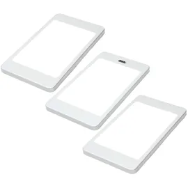 Kalb Material Für Möbel LED Unterbauleuchte silber-grau, neutralweiss, mit Sensor 3er SET