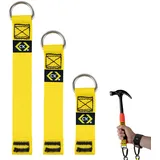 C.K Tools C.K T8004 D-Ring-Haltegurte, 100, 150 und 200 mm, 3er-Pack