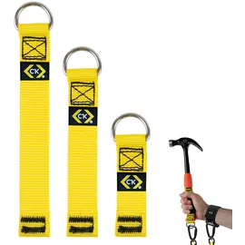 C.K Tools C.K T8004 D-Ring-Haltegurte, 100, 150 und 200 mm, 3er-Pack