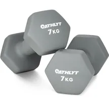 Athlyt NeoprenDipHantelset 2 x 7 kg Grau