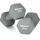 Athlyt NeoprenDipHantelset 2 x 7 kg Grau