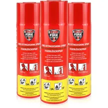 Höfer Chemie Feuerlöschspray 3x 500 g rot