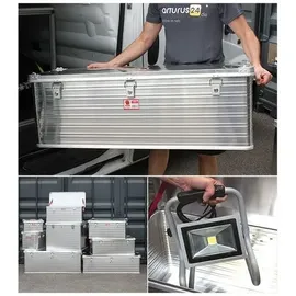 B2B Partner Werkzeugbox Aluminium 1176 x 385 x 412 mm grau