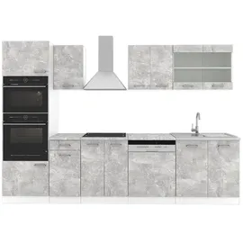 Vicco R-Line Küchenzeile 300 cm beton