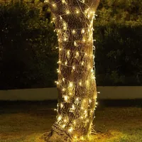Licht-Erlebnisse Solar LED IP44 2100 K 100cm lang Deko