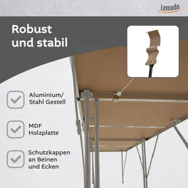 Lemodo Tapeziertisch klappbar 1 m 30 kg weiß