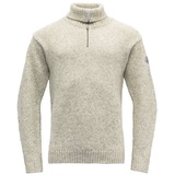 Devold Nansen Zip Neck grey melange