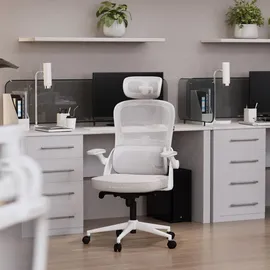 Diablo Chairs V-Light Netzstoff Hellgrau