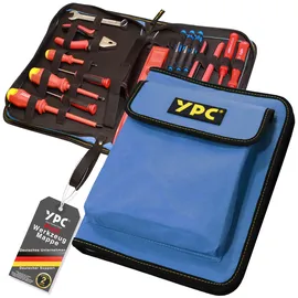 your perfect case YPC ZipCaddy XL Werkzeug Organizer Blau-Schwarz, 31x23x5cm,