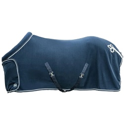 HKM Pferde-Abschwitzdecke HKM Abschwitzdecke mit Kragen blau 155 cm