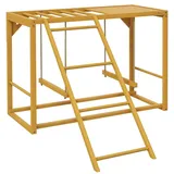 PawHut Hühner-Spielgerüst aus Holz für 3-4 Hühner Naturholz