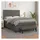 vidaXL Boxspringbett 140 x 200 cm Grau