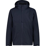 CMP MAN Jacket Zip Hood Detachable INN.JACKET black blue (N950) 54