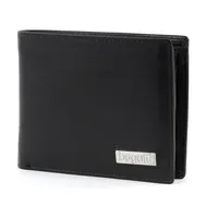 Bugatti City Line Coin Wallet Combi Style 8CC Metal Logo Black schwarz - Schwarz