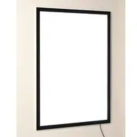Update displays LED-Leuchtrahmen Magneco schwarz DIN A1